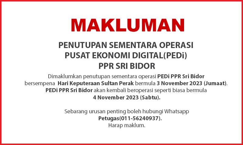 NOTIS PENUTUPAN PIPORTAL PERAK 23