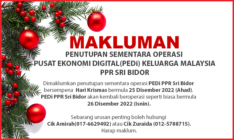 NOTIS PENUTUPAN PIkrismas 2022