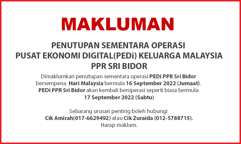 NOTIS PENUTUPAN PIhari malaysia