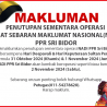 NOTIS PENUTUPAN SEMENTARA NADI PPR SRI BIDOR